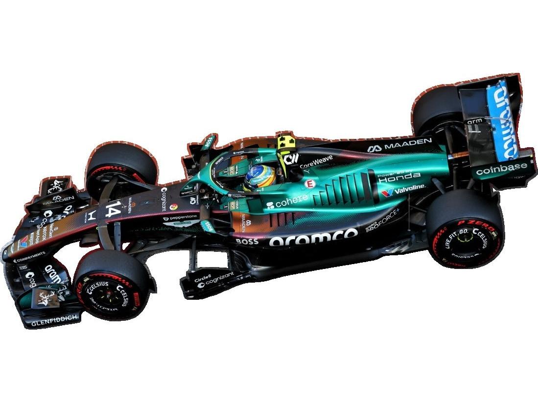 Aston Martin Aramco F1 Team AMR26 Special Maaden Design F1 Monaco GP 2026 Fernando Alonso 1:43 Scale Diecast Car – Minichamps-Minichamps-Diecast Model Centre