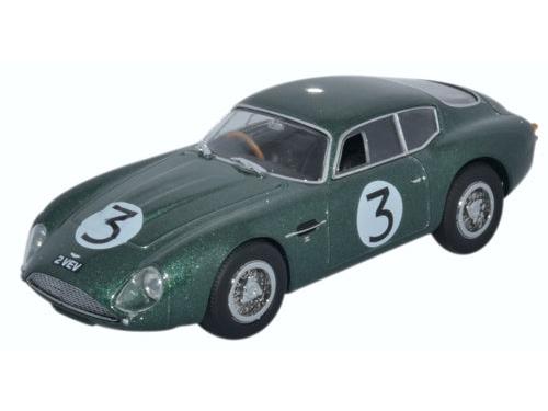Aston Martin DB4GT Zagato 2 VEV Jim Clark Goodwood 1960 1:43 Scale Diecast Car – Oxford Diecast-Oxford Diecast-Diecast Model Centre