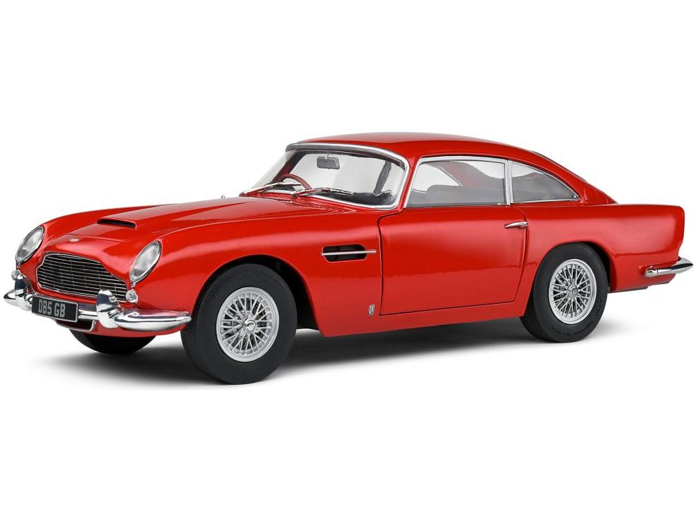Aston Martin DB5 1964 Red 1:18 Scale Solido Diecast Model-Solido-Diecast Model Centre