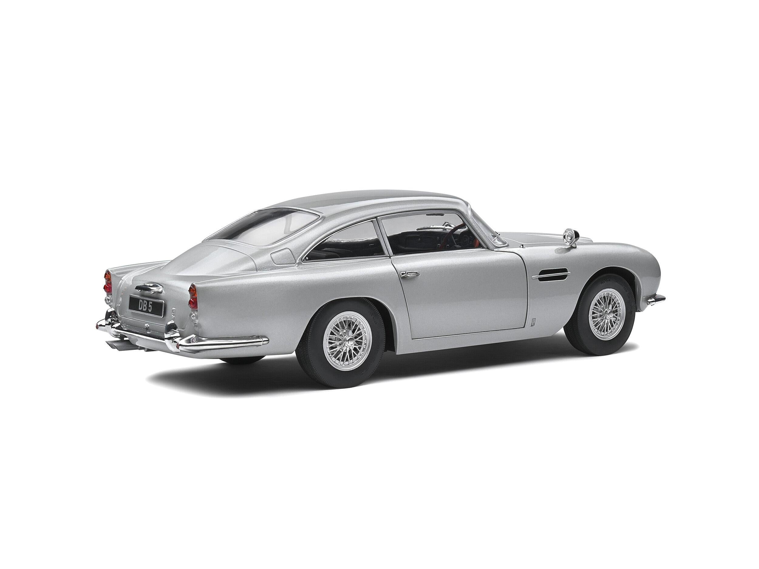 Aston Martin DB5 1964 Silver Birch 1:18 Scale Solido Diecast Model