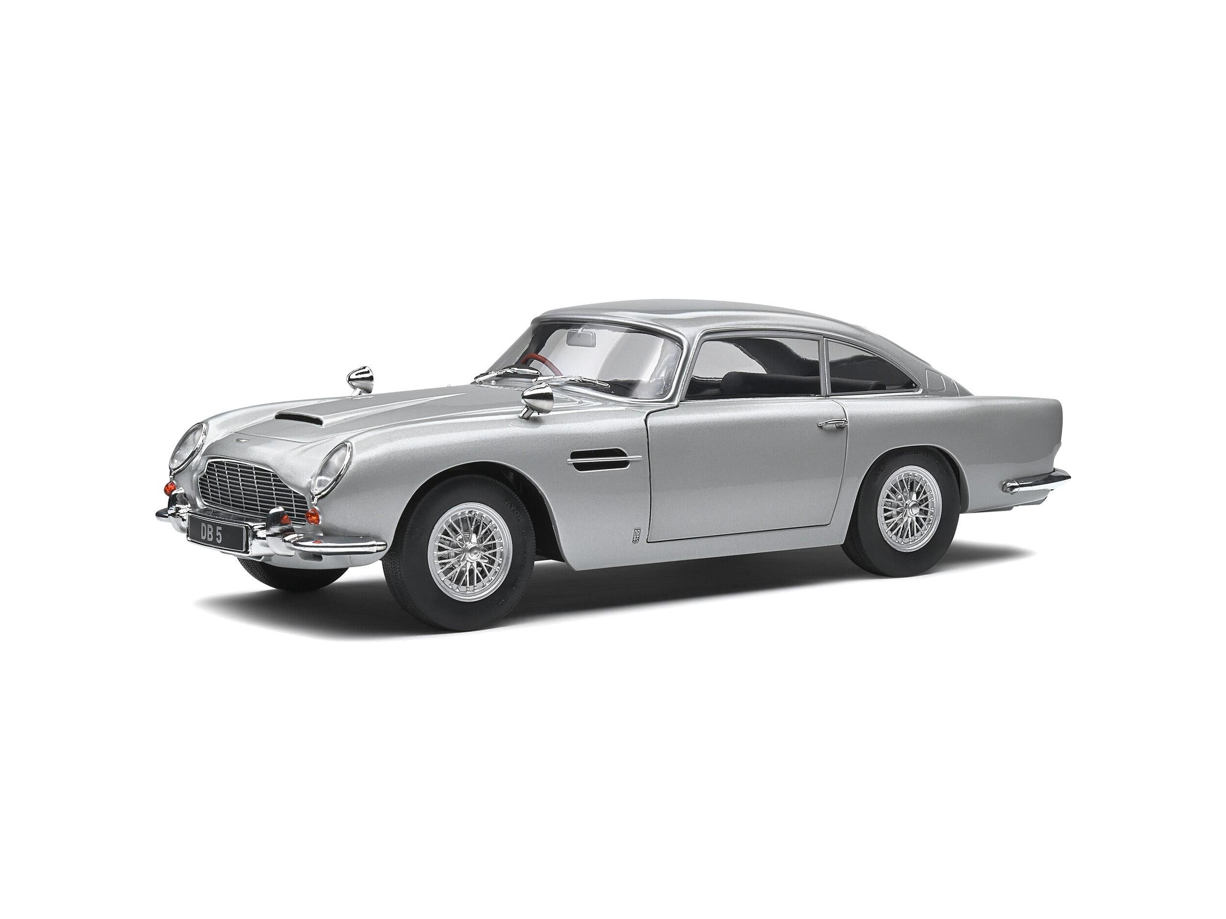 Aston Martin DB5 1964 Silver Birch 1:18 Scale Solido Diecast Model