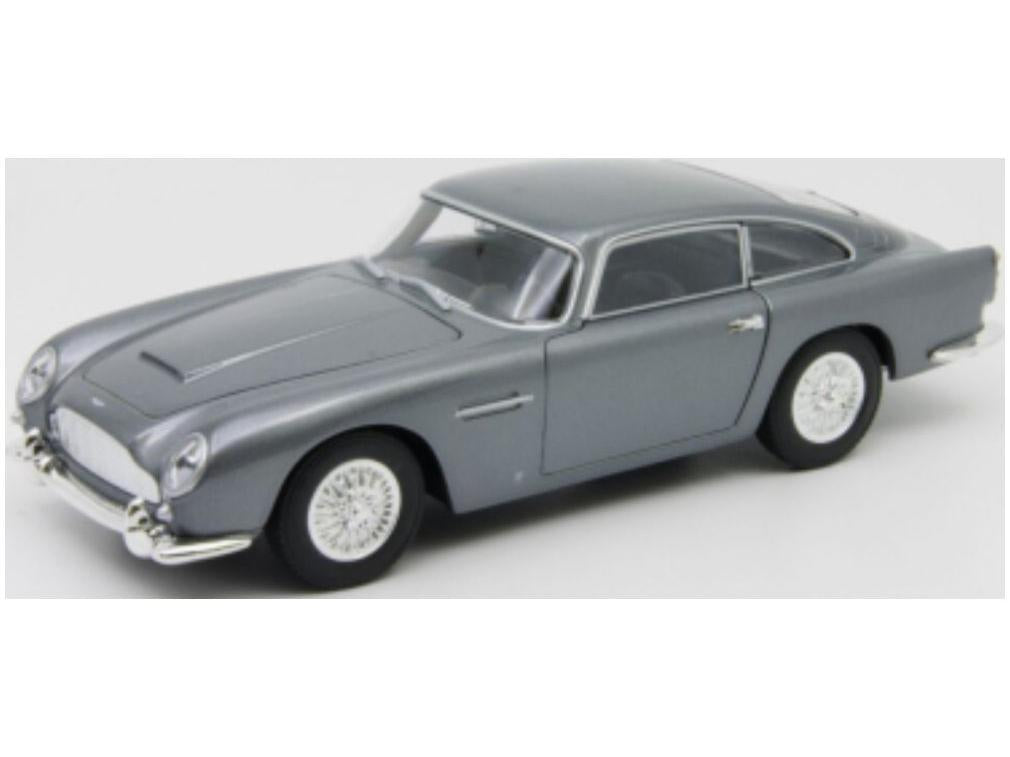Aston Martin DB5 Grey 1964 1:24 Scale Welly Diecast Model Car-Welly-Diecast Model Centre