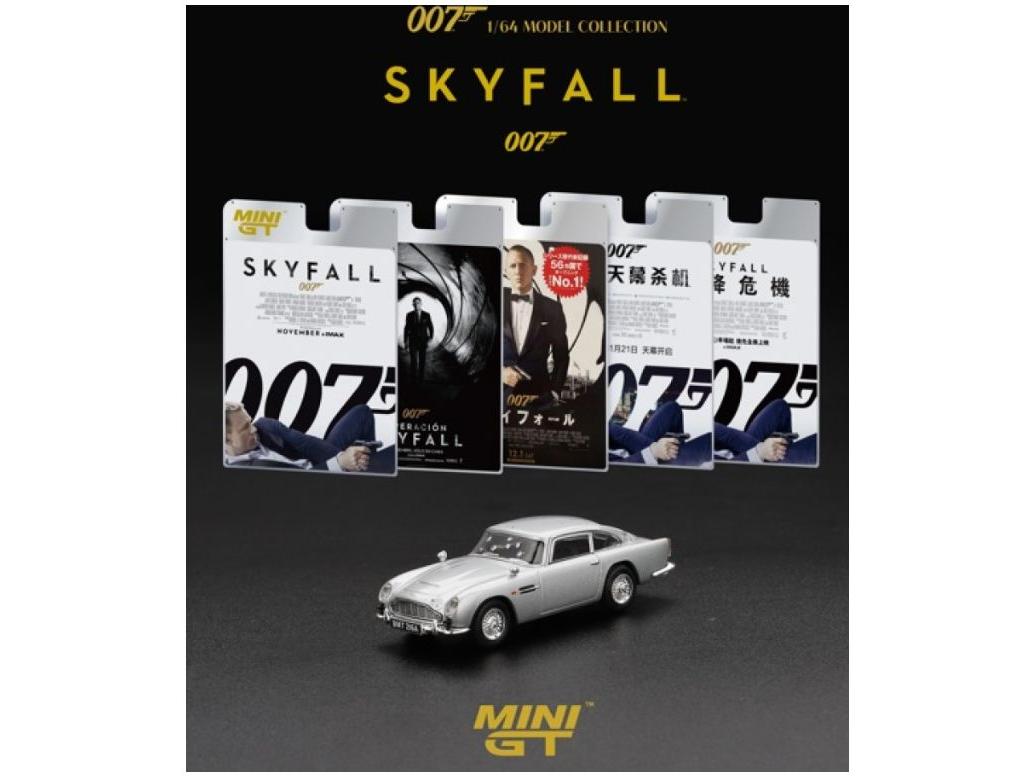 Aston Martin DB5 Skyfall (RHD) Spanish Blister Packaging 1:64 Scale Diecast Model Car – MINI GT-MINI GT-Diecast Model Centre