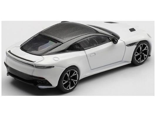Aston Martin DBS Stratus White (LHD) 1:64 Scale MINI GT Diecast Model Car-MINI GT-Diecast Model Centre