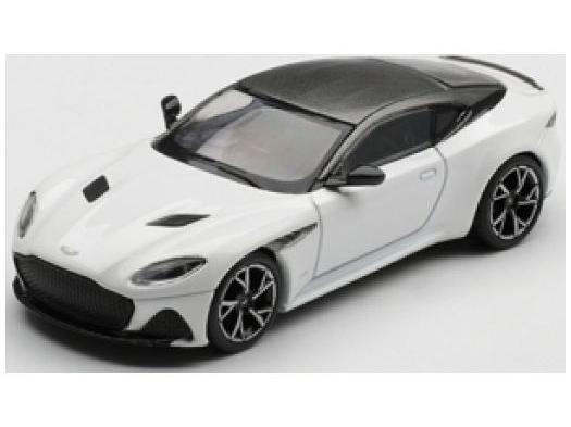 Aston Martin DBS Stratus White (LHD) 1:64 Scale MINI GT Diecast Model Car-MINI GT-Diecast Model Centre