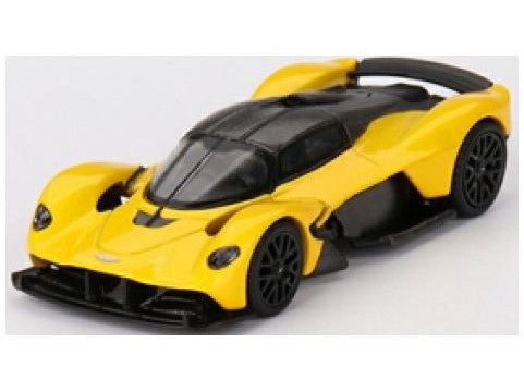 Aston Martin Valkyrie Sunburst Yellow - 1:64 Scale Diecast Model Car-MINI GT-Diecast Model Centre