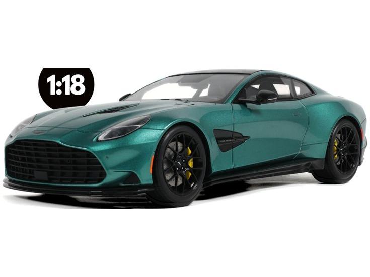 Aston Martin Vanquish Green 2024 1:18 Scale GT Spirit Resin Model Car-GT Spirit-Diecast Model Centre