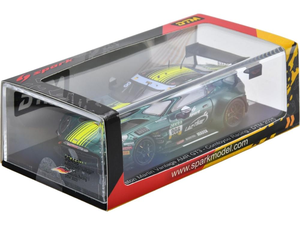 Aston Martin Vantage GT3 #8 Comtoyou Racing DTM 2025 Nicolas Baert 300pcs 1:43 Scale Resin Car – Spark-Spark-Diecast Model Centre