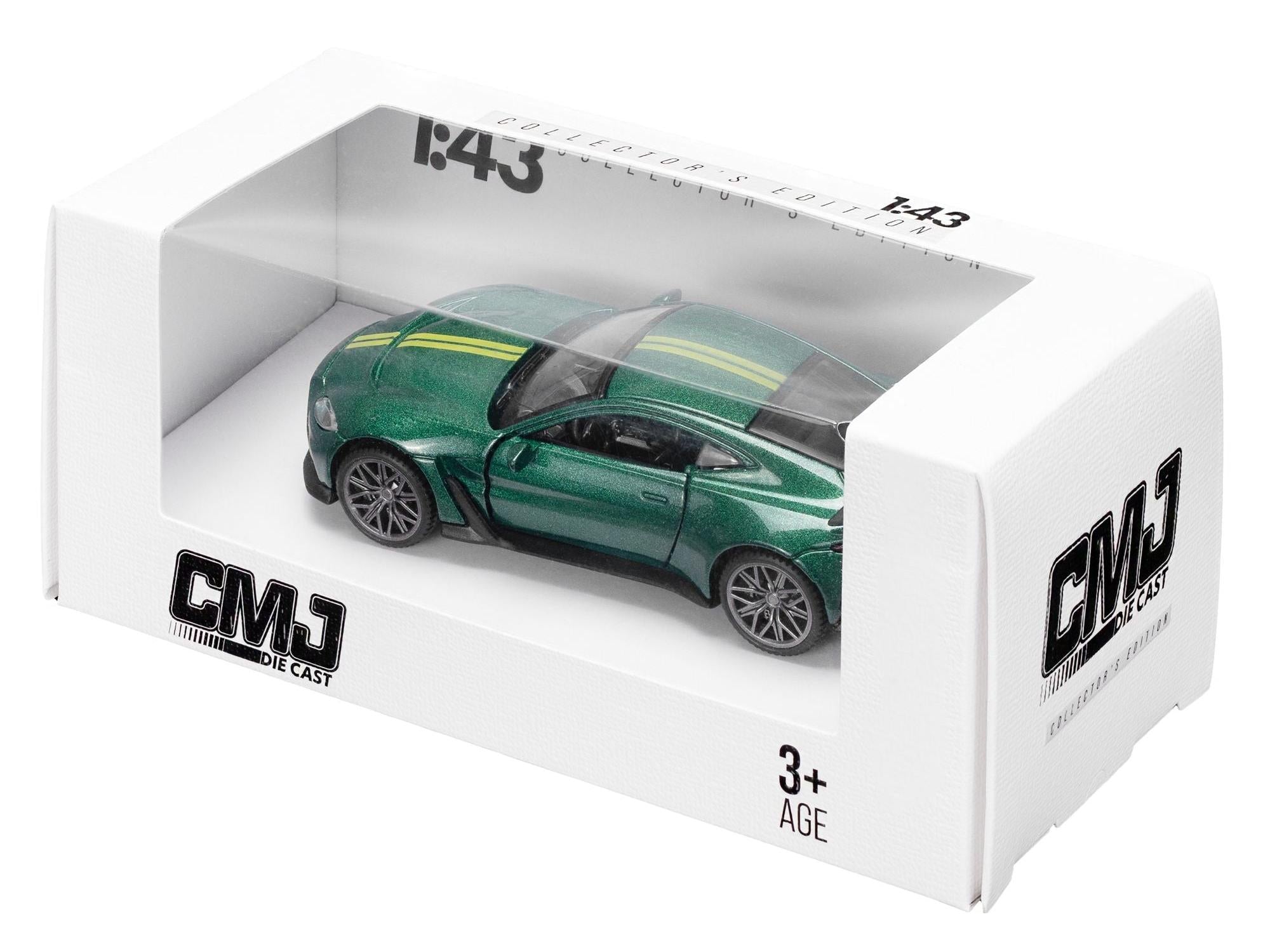 Aston Martin Vantage V12 Green 1:43 Scale CMJ - Jian Feng Juan Toys Diecast Model-CMJ - Jian Feng Juan Toys-Diecast Model Centre