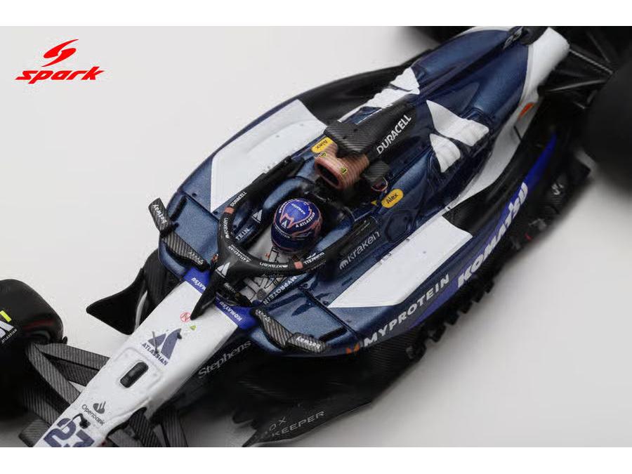 Atlassian Williams FW47 Williams Racing #23 F1 US GP 2025 Alexander Albon 1:43 Scale Resin Car – Spark-Spark-Diecast Model Centre