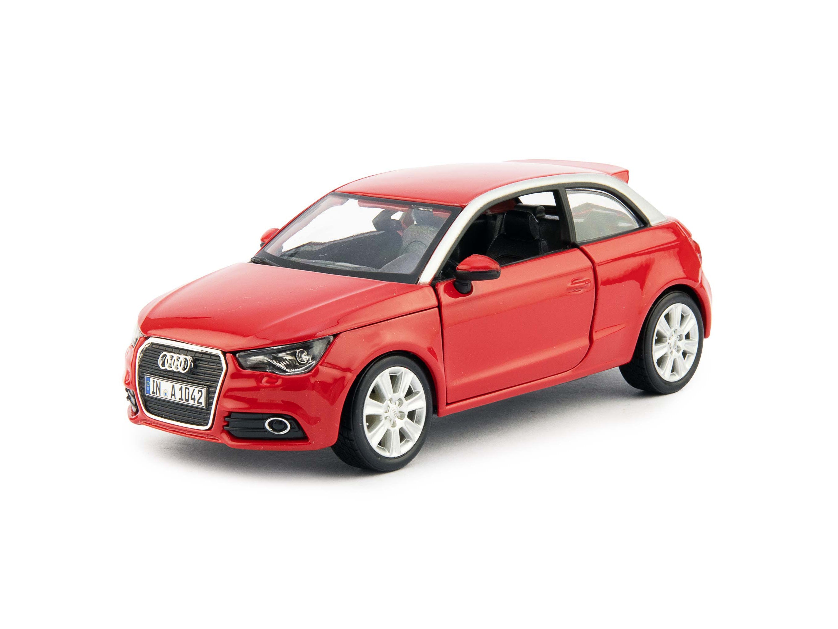 Audi A1 red 1 24 Scale Model Car Bburago BUR 22127R