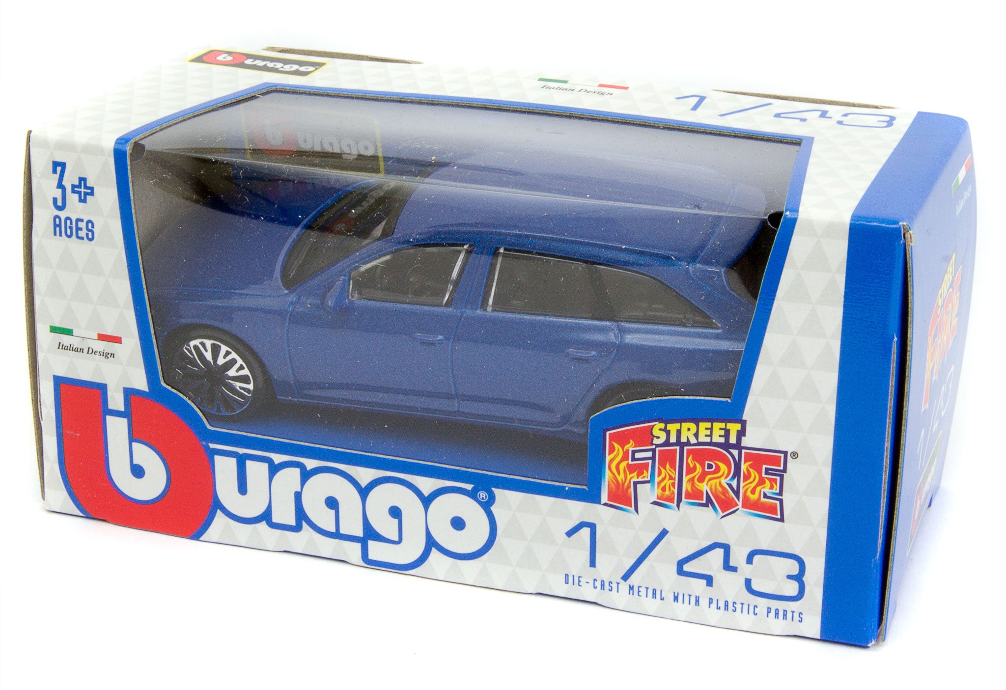 Audi A6 Avant Blue 1:43 Scale Bburago Diecast Toy Car-Bburago-Diecast Model Centre