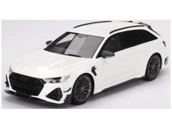 Audi ABT RS6-R Glacier White Metallic - 1:18 Scale Resin Model Car-TopSpeed-Diecast Model Centre