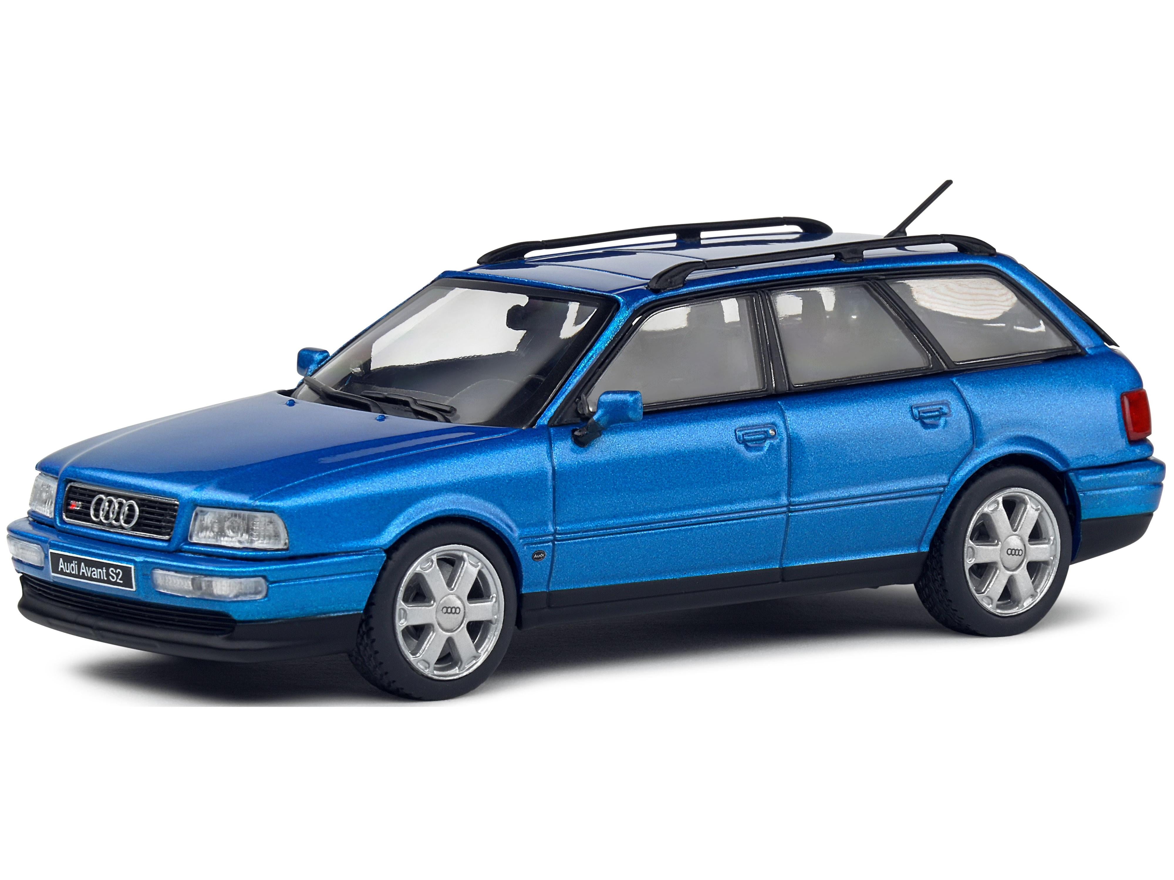 Audi Avant S2 1994 Blue 1:43 Scale Solido Diecast Model-Solido-Diecast Model Centre