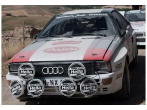 Audi Quattro A2 #5 H.Mikkola/A.Hertz Rally Sanremo 1983 (w/'Race for Glory' Parts) 1:18 Scale Sun Star Diecast Model Car-Sun Star-Diecast Model Centre