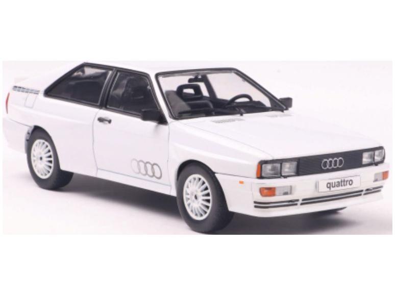 Audi Quattro White Metallic 1981 1:24 Scale WhiteBox Diecast Model Car-WhiteBox-Diecast Model Centre