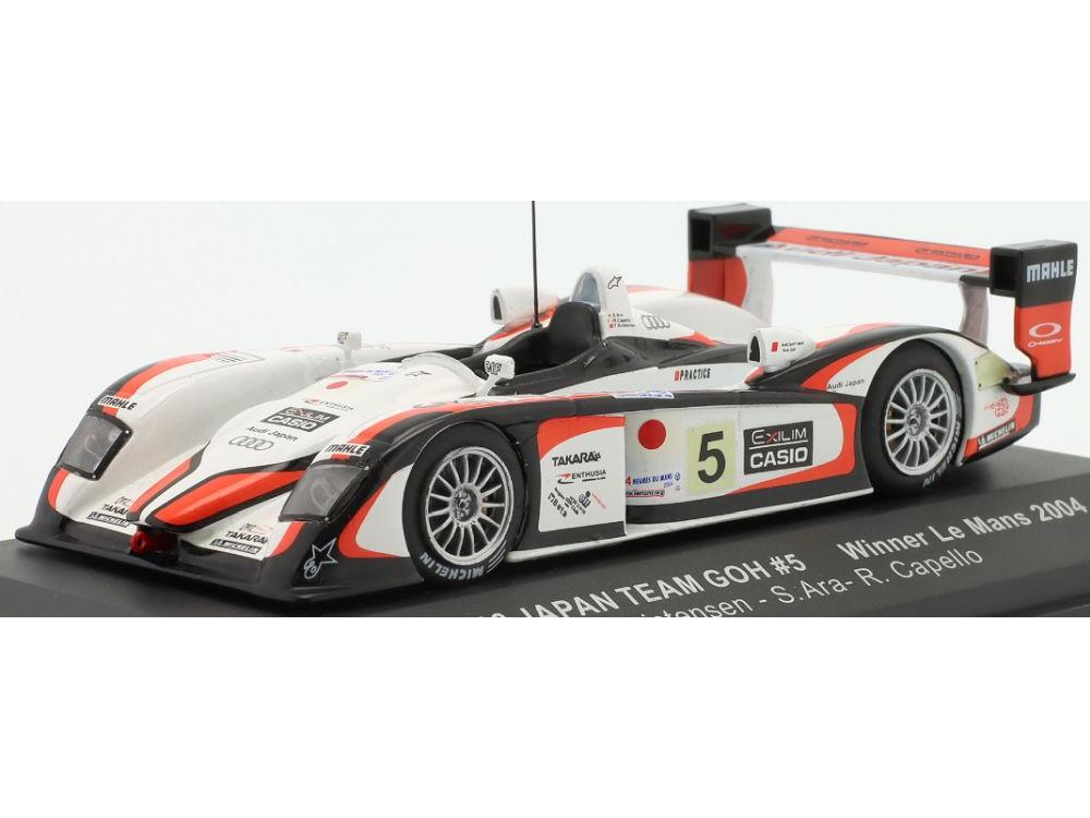 Audi R8 #5 Winner 24h Le Mans 2004 Kristensen/Ara/Capello 1:43 Scale IXO Diecast Model Car-IXO-Diecast Model Centre