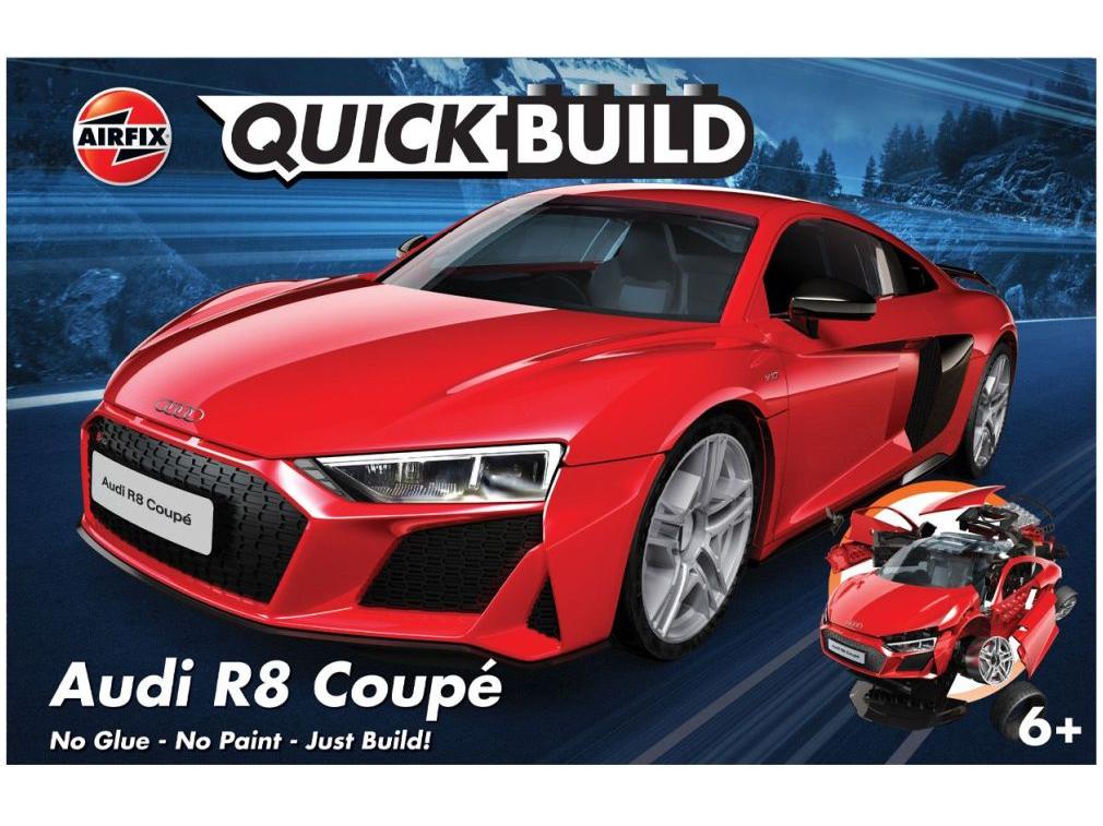Audi R8 Coupe Airfix QUICKBUILD Plastic Kit-Airfix-Diecast Model Centre