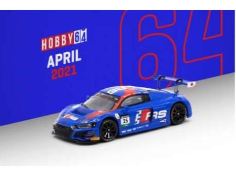 Audi R8 LMS 2019 #25 Vanthoor/van der Lind Vervish 1st GT Challenge Suzuka 10hr 1:64 Scale Tarmac Works Diecast Model-Tarmac Works-Diecast Model Centre