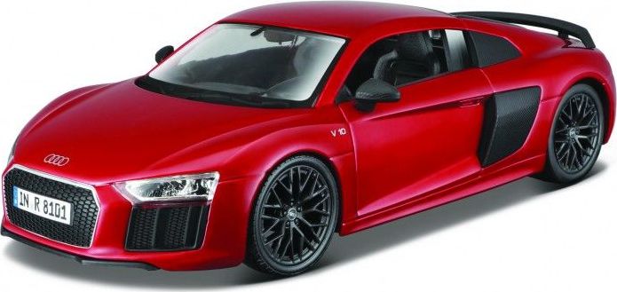 Audi R8 V10 Plus Metal Kit Red 1:24 Scale Maisto-Maisto-Diecast Model Centre