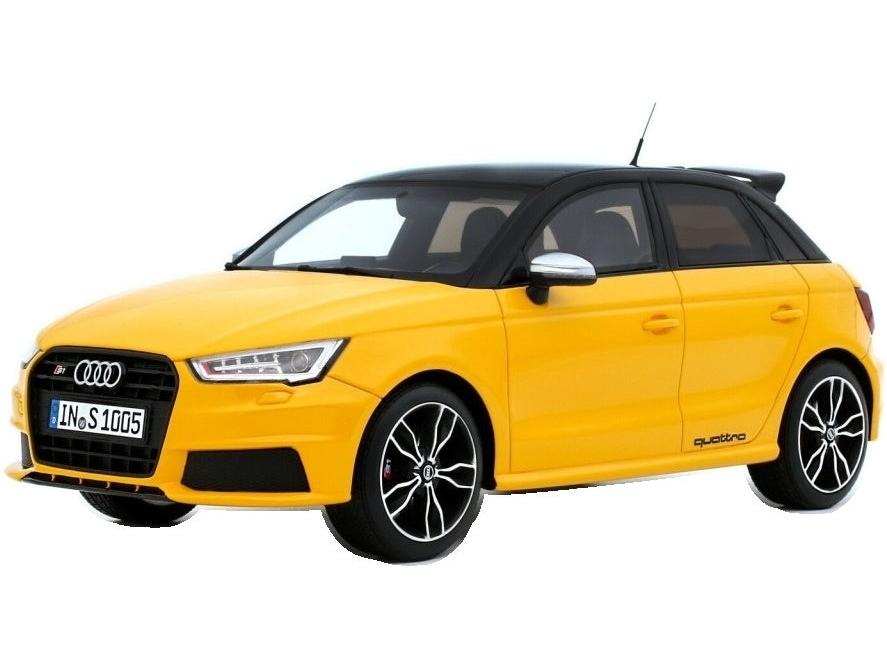 Audi S1 Sportback Vegas Yellow 2015 1:18 Scale Resin Car – OttOmobile-OttOmobile-Diecast Model Centre