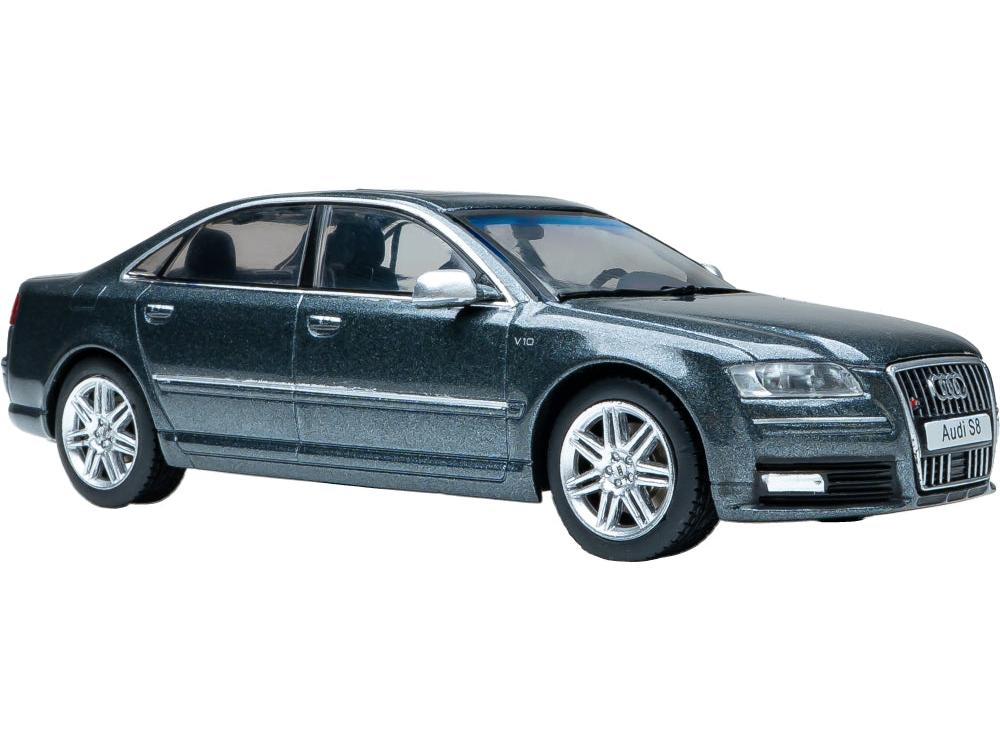 Audi S8 (D3) Daytona Grey 2010 1:43 Scale Diecast Car – Solido-Solido-Diecast Model Centre