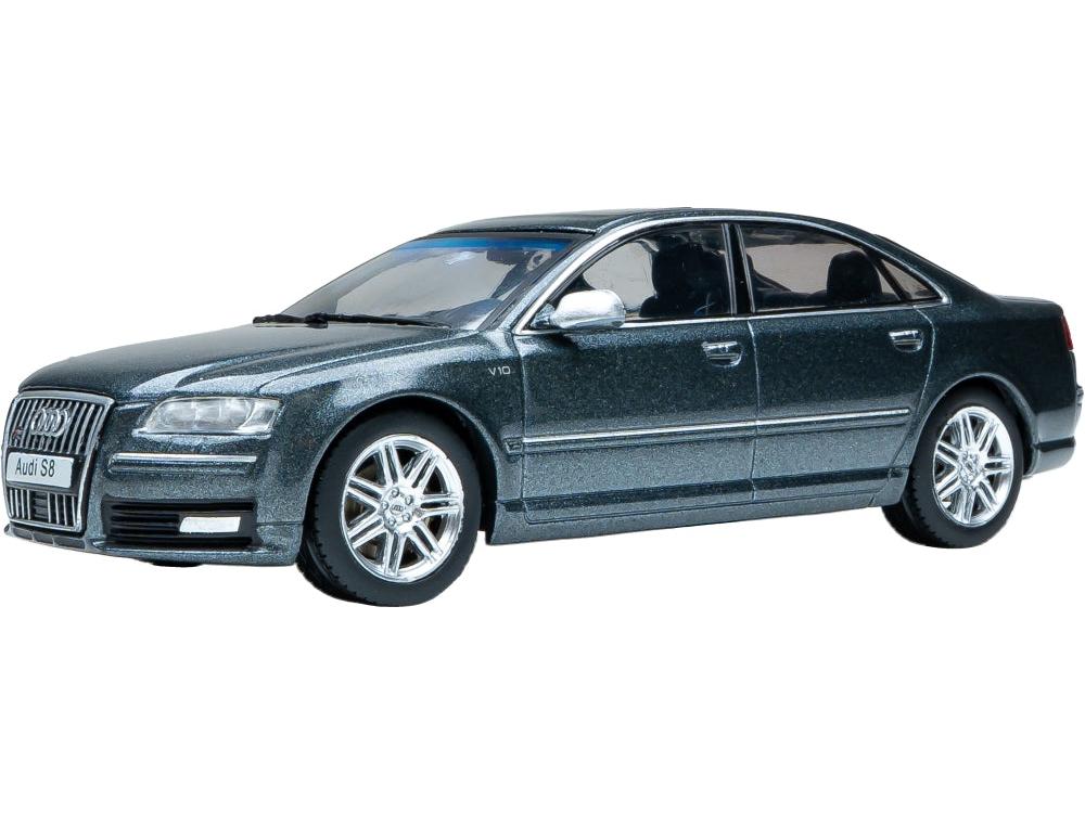 Audi S8 (D3) Daytona Grey 2010 1:43 Scale Diecast Car – Solido-Solido-Diecast Model Centre