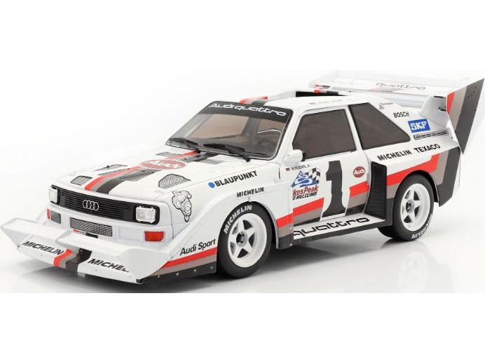 Audi Sport Quattro S1 E2 #1 Winner Pikes Peak 1987 Walter Rohrl 1:18 Scale Werk83 Diecast Model Car-Werk83-Diecast Model Centre