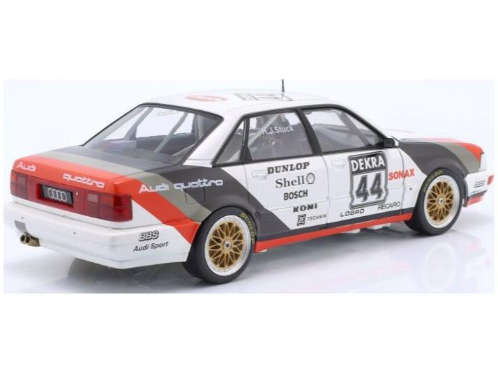 Audi V8 Quattro #44 DTM Champion 1990 Hans-Joachim Stuck 1:18 Scale Werk83 Diecast Model Car-Werk83-Diecast Model Centre