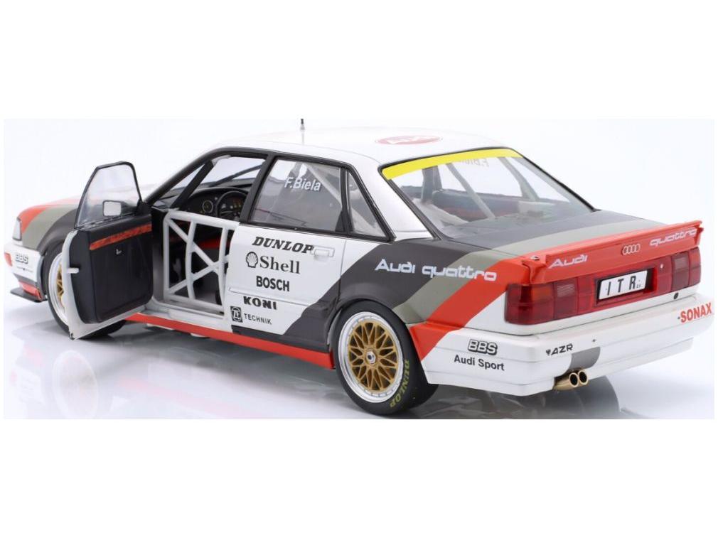 Audi V8 Quattro #45 DTM Champion 1991 Frank Biela 1:18 Scale Werk83 Diecast Model Car-Werk83-Diecast Model Centre
