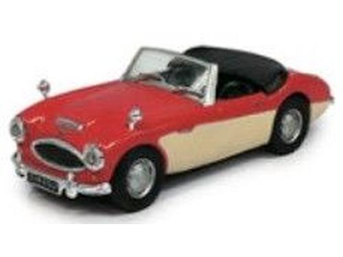 Austin Healey Cabriolet Red / White 1:43 Scale Cararama Diecast Model Car-Cararama-Diecast Model Centre