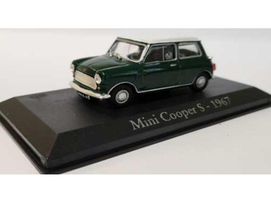 Austin Mini Cooper S 1967 Green 1:43 Scale Diecast Model-Unbranded-Diecast Model Centre