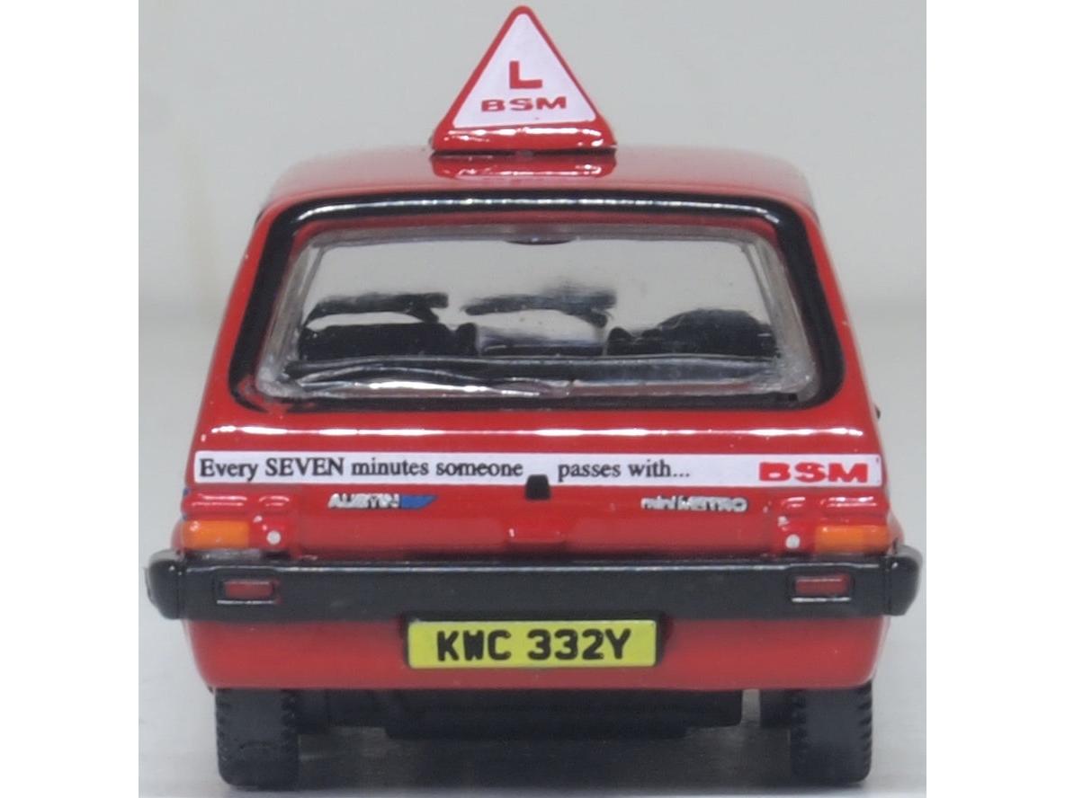 Austin Mini Metro British School of Motoring BSM 1:76 Scale Diecast Car – Oxford Diecast-Oxford Diecast-Diecast Model Centre