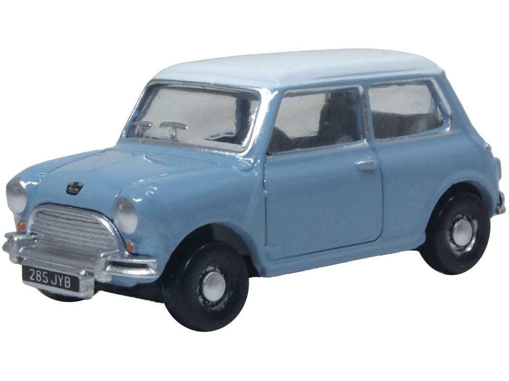 Austin Mini Speedwell Blue 1:76 Scale Diecast Car – Oxford Diecast-Oxford Diecast-Diecast Model Centre