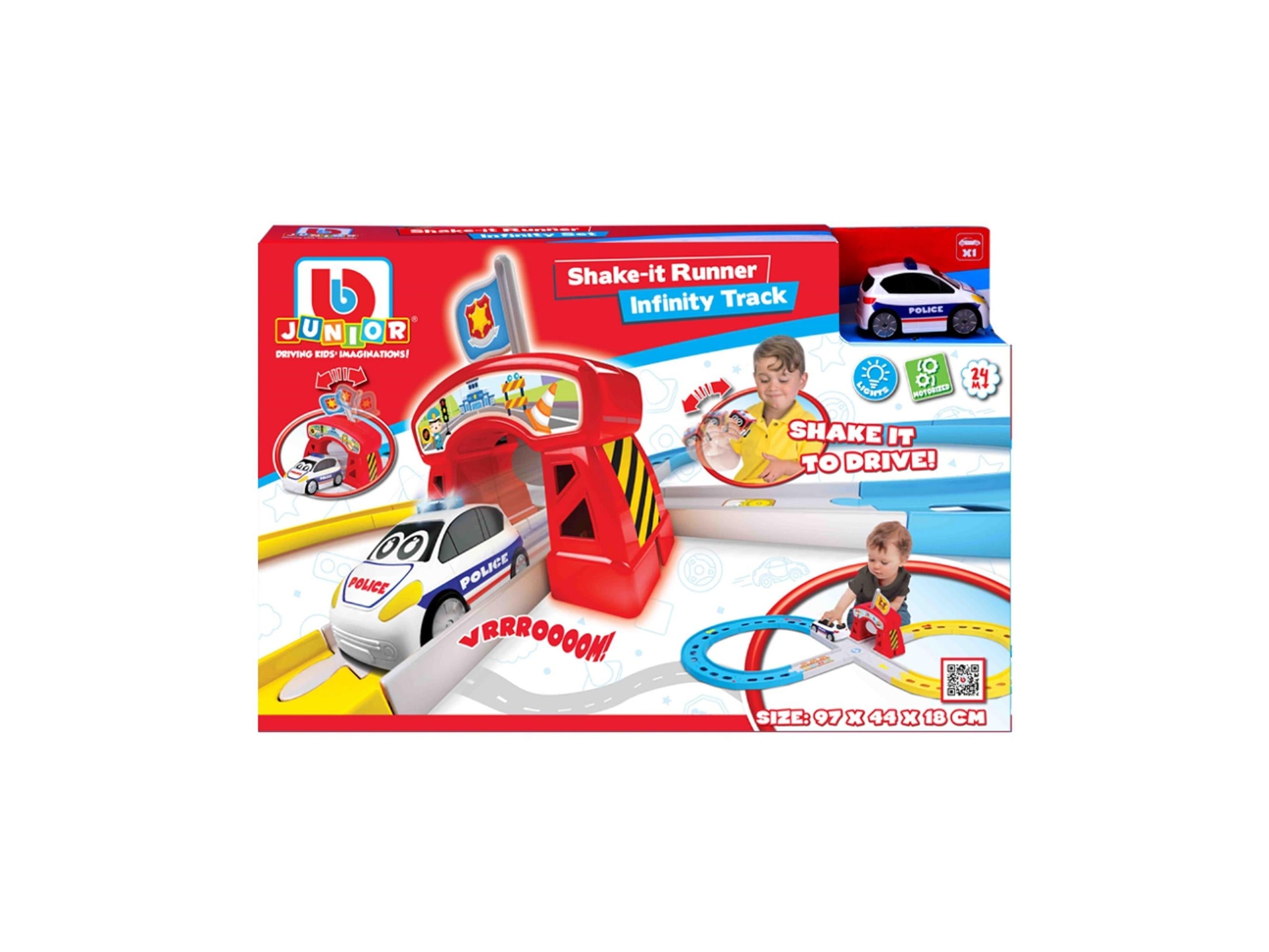 BB Junior Emergency Team Shake-It Runner Infinity Track-Bburago-Diecast Model Centre