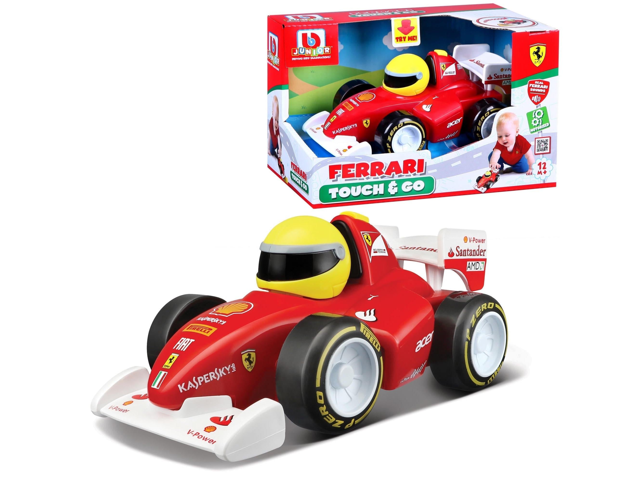 BB Junior Ferrari Touch & Go F2012-Bburago-Diecast Model Centre
