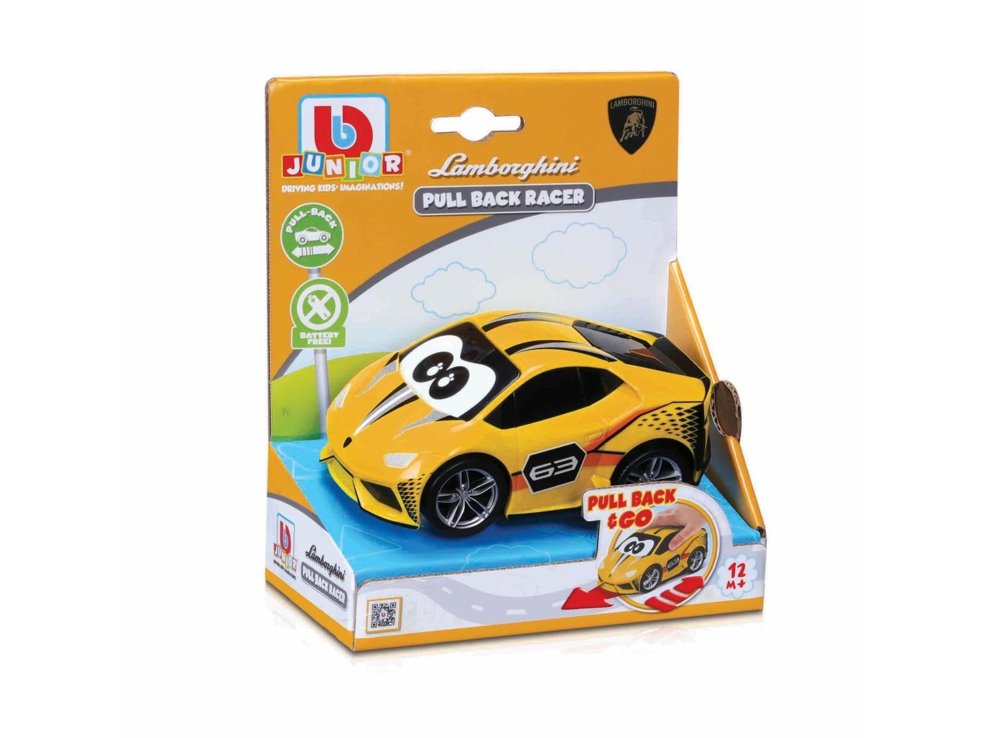 BB Junior Pullback Racer Lamborghini Huracan Coupe-Bburago-Diecast Model Centre