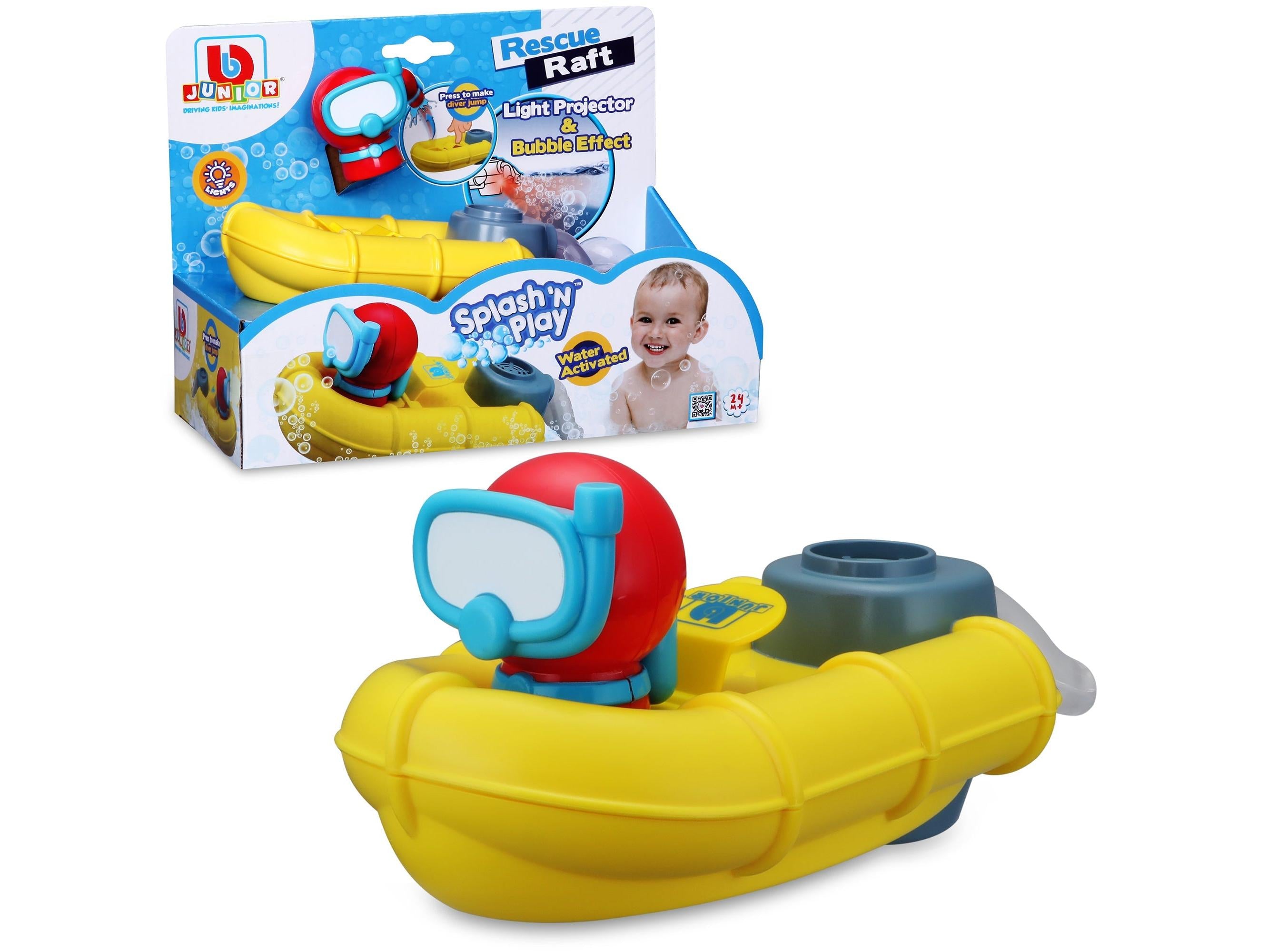 BB Junior Splash N Play Rescue Raft-Bburago-Diecast Model Centre