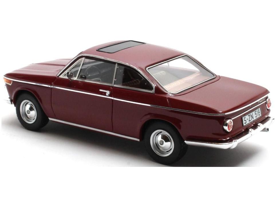 BMW 1600-2 Baur Coupe Red 1967 1:43 Scale Matrix Resin Model Car-Matrix-Diecast Model Centre