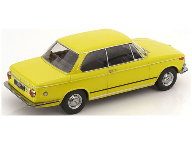 BMW 1602 (1 Series) 1971 yellow - 1:18 Scale Model Car-KK Scale-Diecast Model Centre