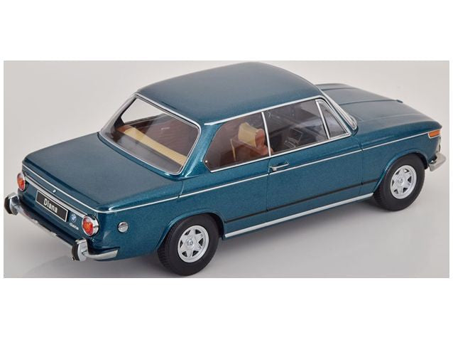 BMW 2002 ti Diana 1970 turquoise metallic 1:18 Scale Model Car