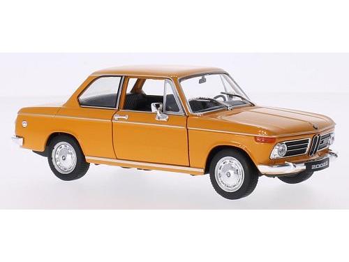 BMW 2002 ti Orange 1:24 Scale Welly Diecast Model-Welly-Diecast Model Centre