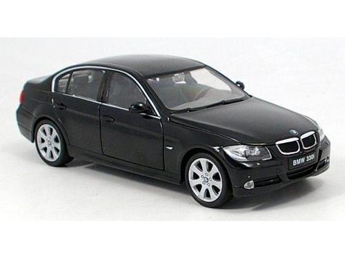 BMW 330i 2005 Black 1:24 Scale Welly Diecast Model-Welly-Diecast Model Centre