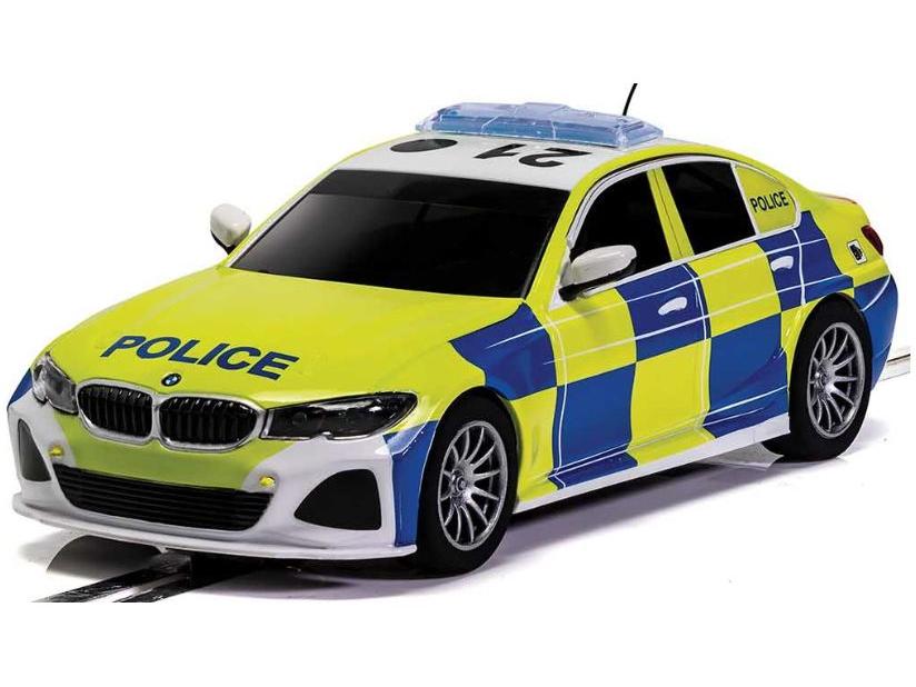 BMW 330i M-Sport - Police Car in Clear Box 1:32 Scale Scalextric-Scalextric-Diecast Model Centre