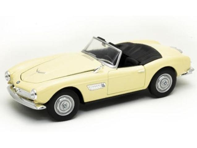 BMW 507 Beige Open 1:24 Scale Welly Diecast Model-Welly-Diecast Model Centre