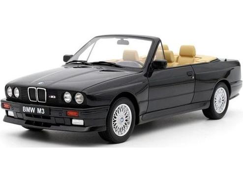 BMW (E30) M3 Convertible 1989 Black 1:18 Scale OttOmobile Resin Model-OttOmobile-Diecast Model Centre