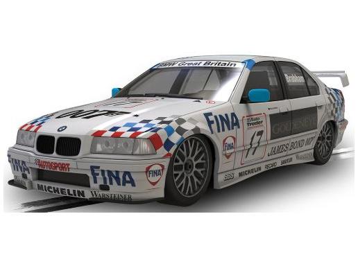 BMW E36 320i - BTCC 1995 - David Brabham in Clear Box 1:32 Scale Scalextric-Scalextric-Diecast Model Centre