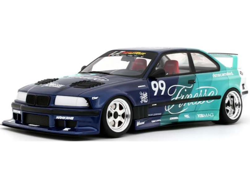 BMW E36 MY KYZA Blue 2024 1:18 Scale Resin Car – OttOmobile Samurai Collection-OttOmobile-Diecast Model Centre