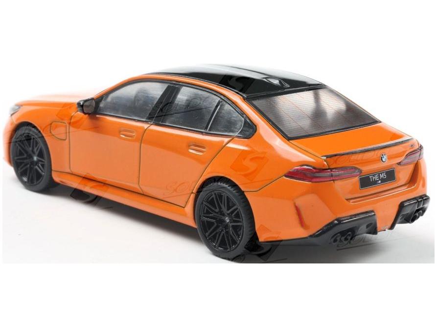 BMW G90 M5 Sedan Fire Orange III 2024 1:43 Scale Solido Diecast Model Car-Solido-Diecast Model Centre