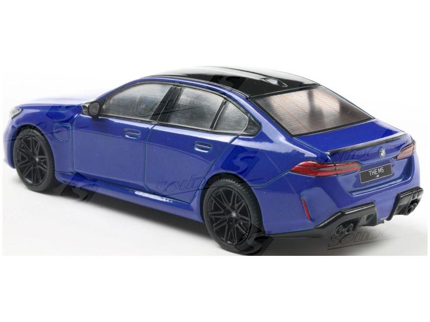 BMW G90 M5 Sedan Marina Bay Blue 2024 1:43 Scale Solido Diecast Model Car-Solido-Diecast Model Centre